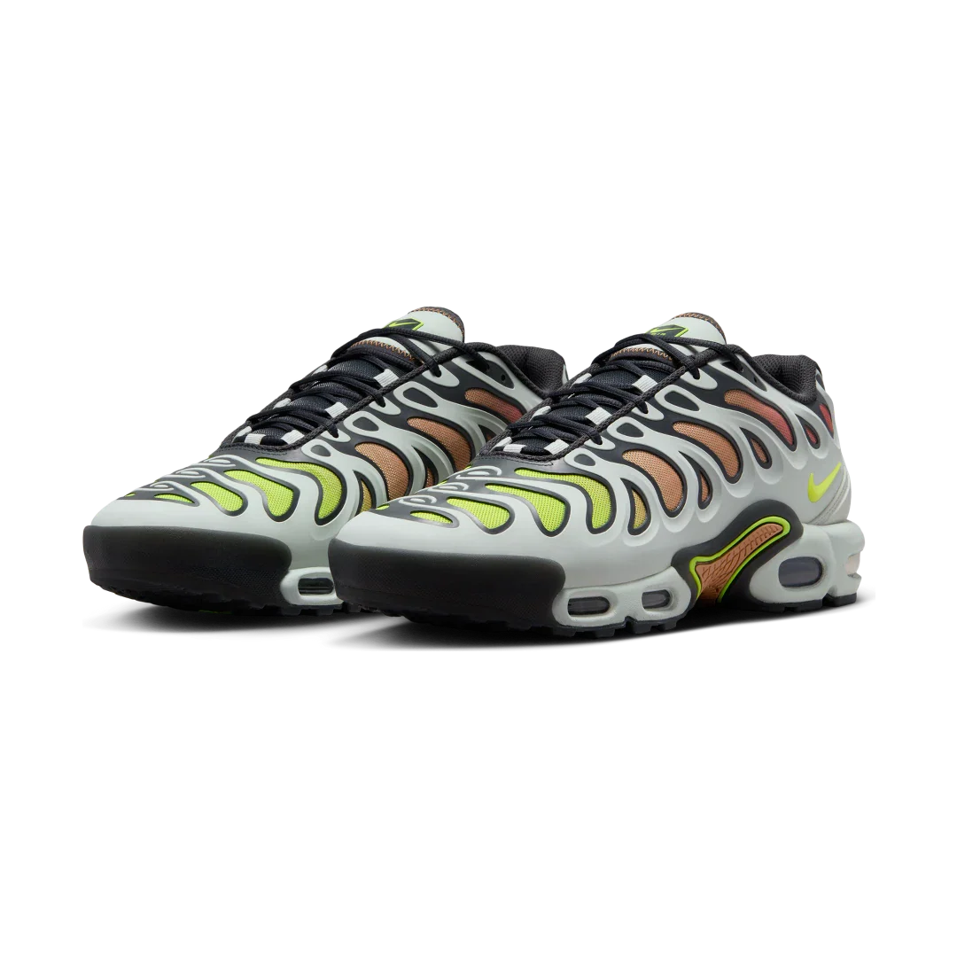 Nike Air Max Plus Drift Light Silver Volt, Light Silver/Dark Smoke Grey/Amber Brown/Volt (FD4290-009)