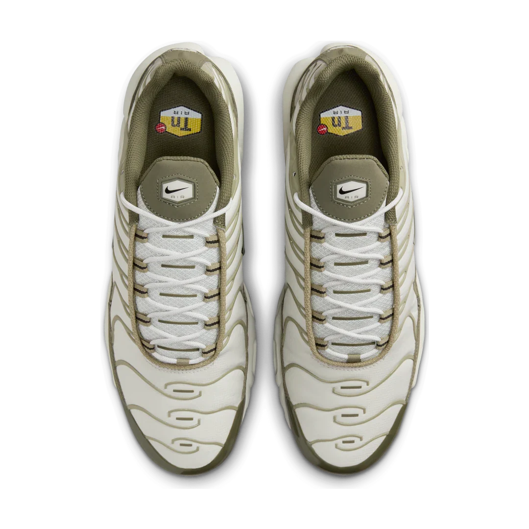 Nike Air Max Plus Light Bone Neutral Olive, Light Bone/Neutral Olive/Neutral Olive/Medium Olive (FB9722-002)