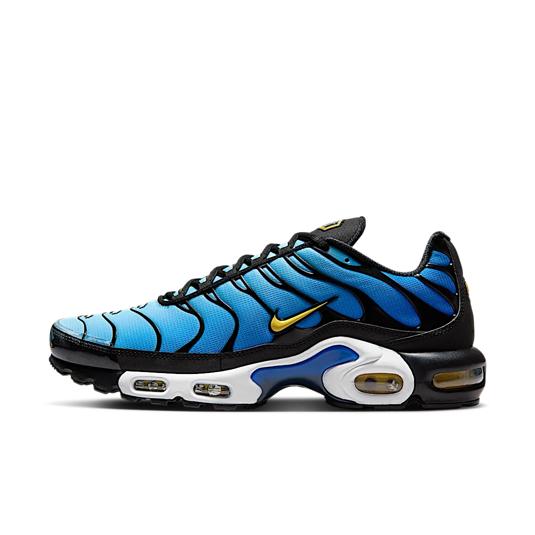 Nike Air Max Plus OG Hyper Blue, Black/Chamois/Sky Blue/Hyper Blue (DX0755-001 / CD0609-032)