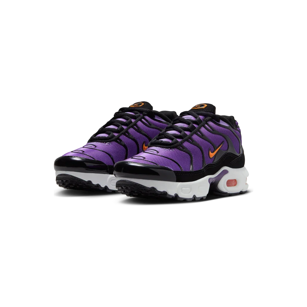 Nike Air Max Plus OG Voltage Purple (2024) (PS), Black/Voltage Purple/Purple Agate/Total Orange (CD0610-024)