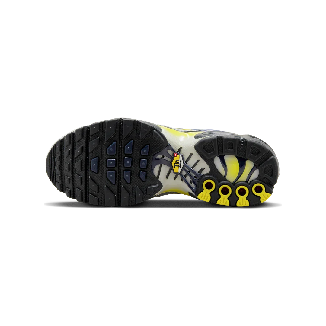 Nike Air Max Plus Obsidian Silver, Metallic Silver/Obsidian/Photon Dust/Opti Yellow (HF0030-001)