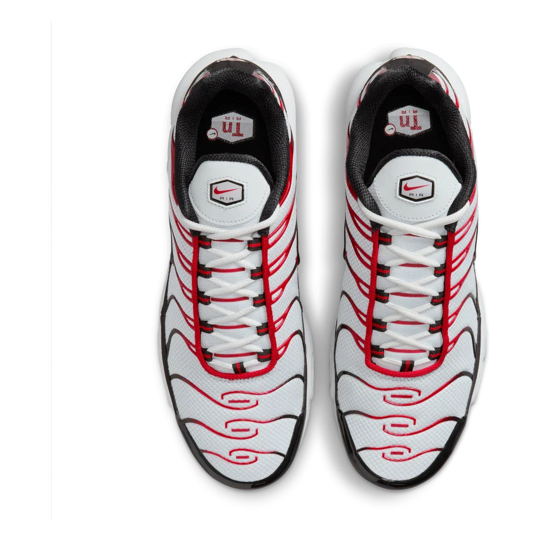 Nike Air Max Plus Pure Platinum Black University Red, Pure Platinum/Black/White/University Red (FN6949-002)