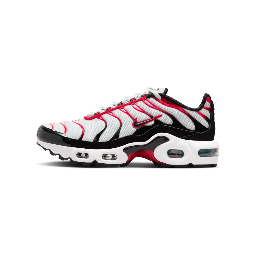 Nike Air Max Plus Pure Platinum Black White University Red, Pure Platinum/Black/White/University Red (CD0609-027)