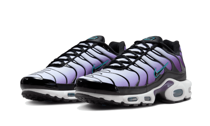 Nike Air Max Plus Reverse Grape, Disco Purple/Black-Teal Nebula-Space Purple-White-Metallic Silver (FQ2415-500 / FQ2412-500)