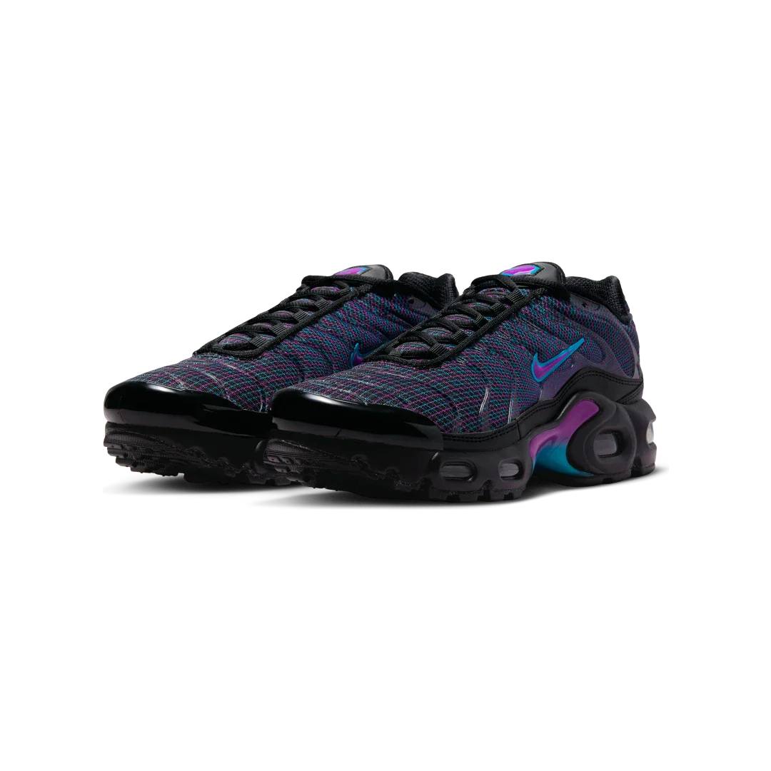 Nike Air Max Plus Spirograph, Black/Baltic Blue/Vivid Purple (FB8027-001)