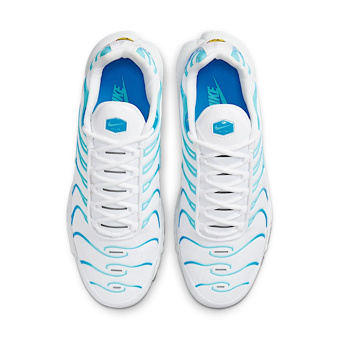Nike Air Max Plus White Polarised Blue, White/Reflect Silver/Black/Polarised Blue (604133-135)