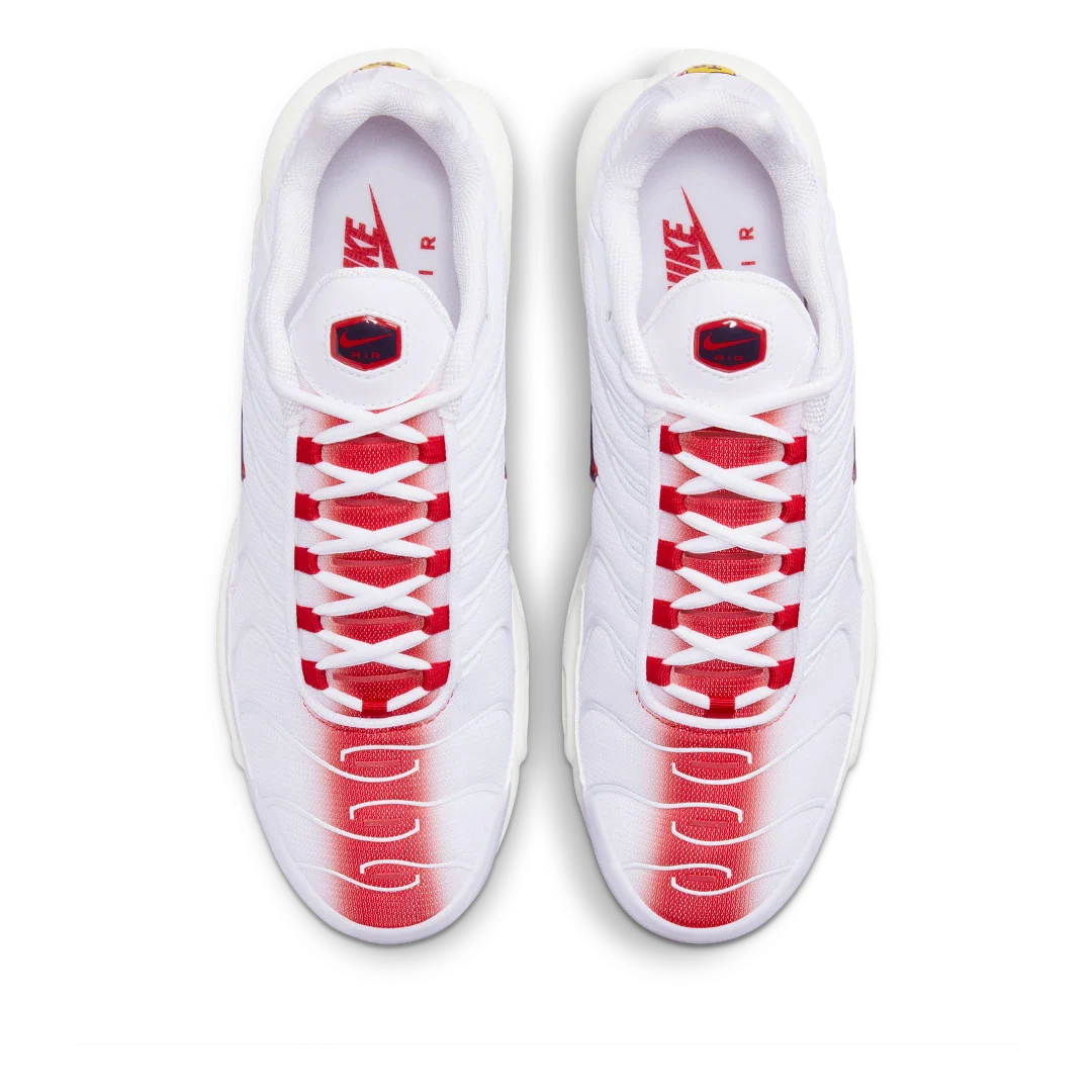 Nike Air Max Plus White University Red, White/Midnight Navy/University Red (FN3410-100)