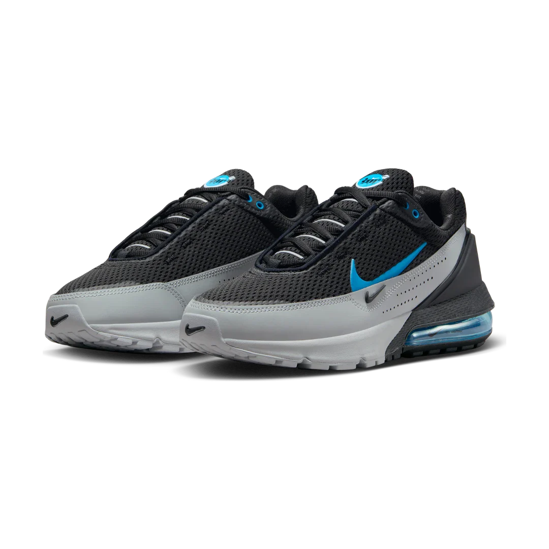 Nike Air Max Pulse Black Grey Laser Blue, Black/Light Smoke Grey/Laser Blue/Laser Blue (DR0453-002)