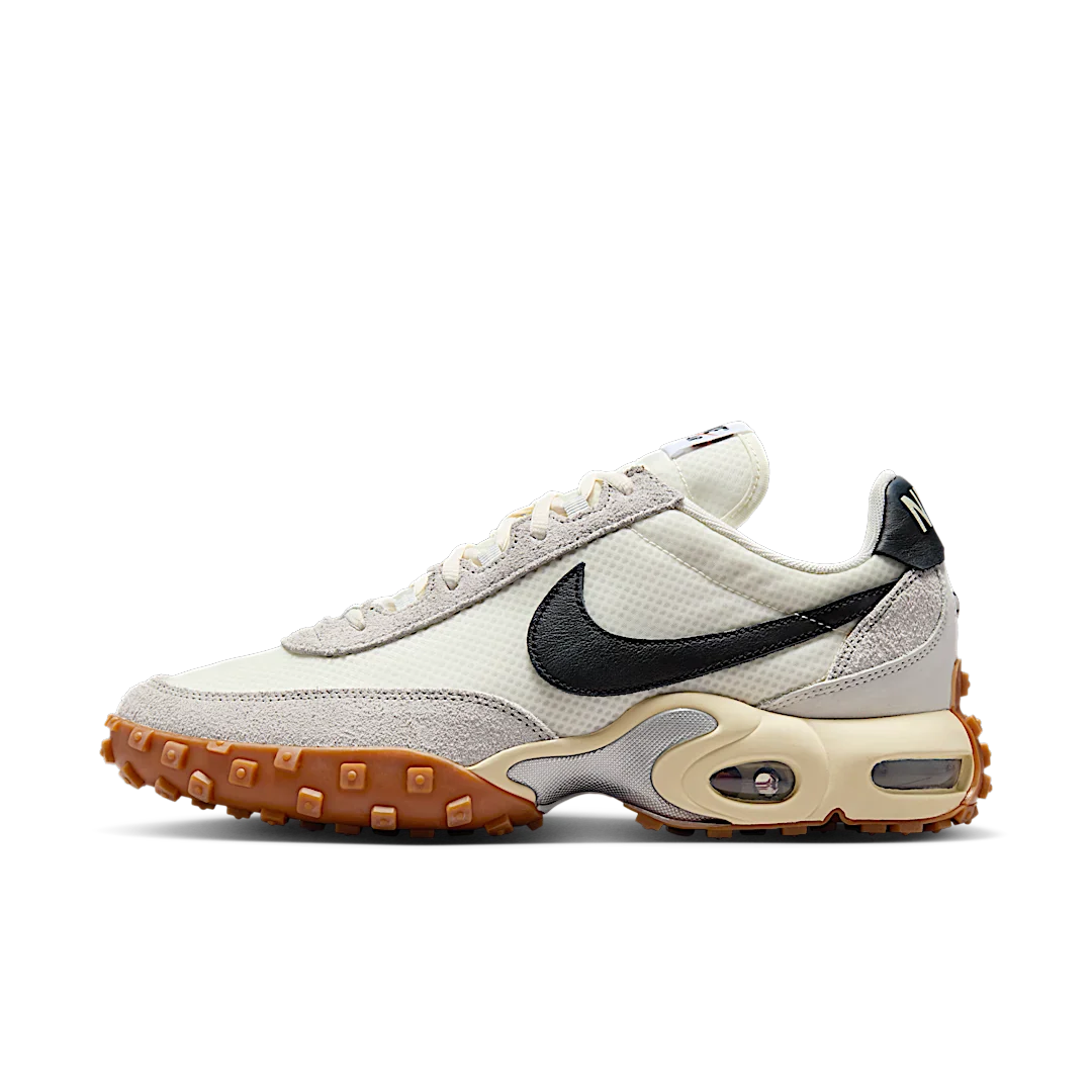 Nike Air Max Waffle Racer SP Sail Black Gum, Sail/Black/Gum Medium Brown (IB3656-100)