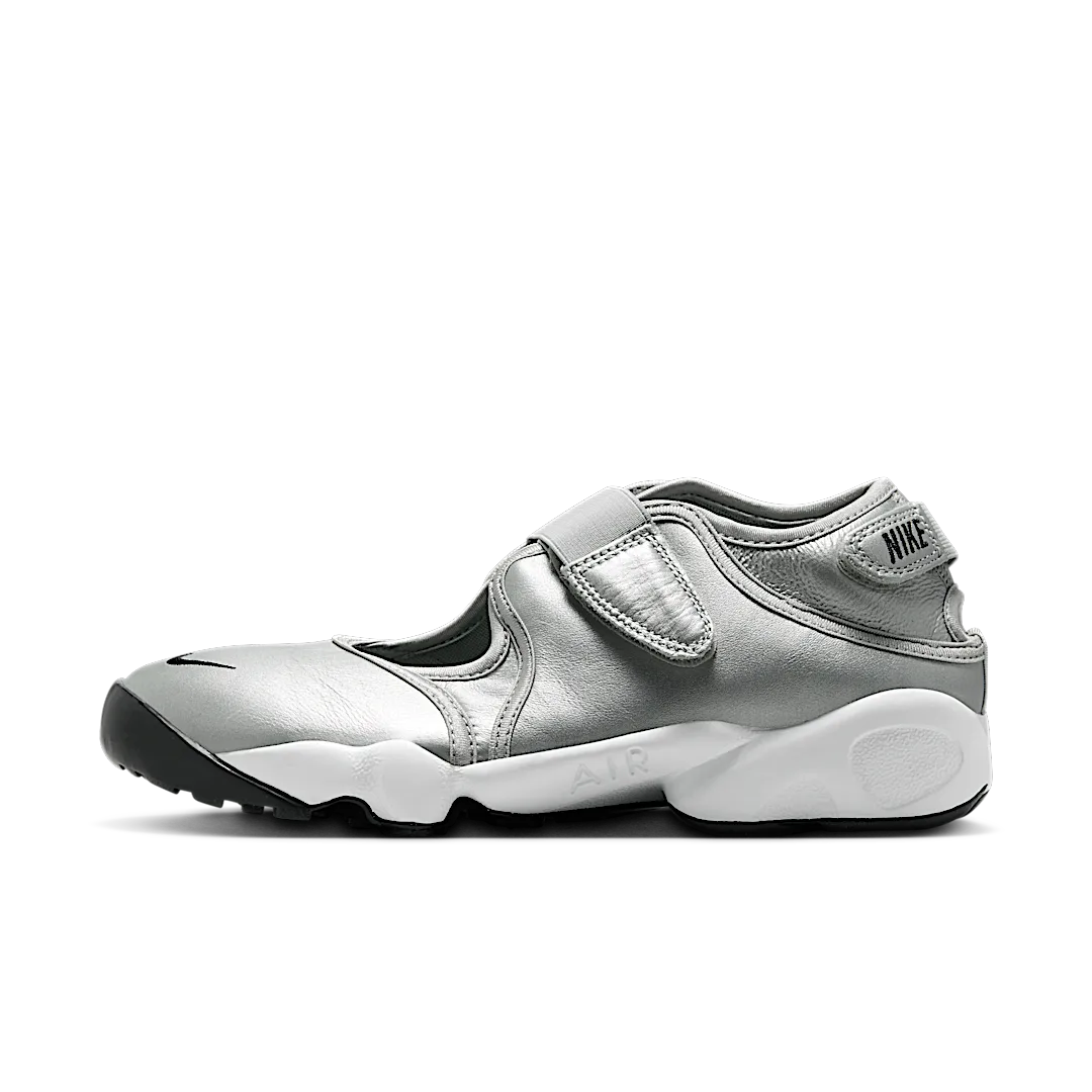 Nike Air Rift Leather Metallic Silver Sail, Metallic Silver/Sail/Black (HM5737-003)
