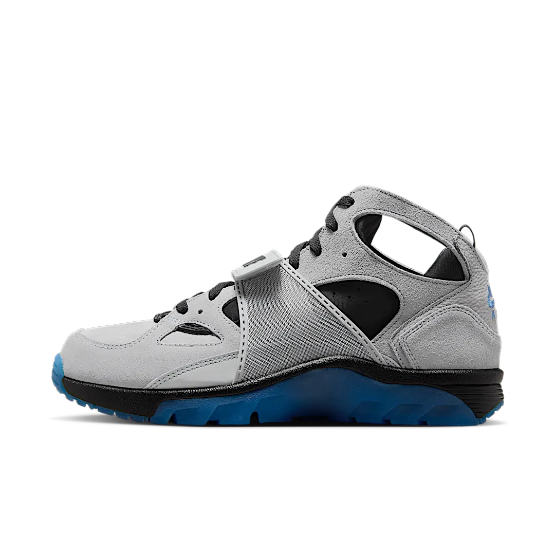 Nike Air Trainer Huarache Wolf Grey Star Blue, Wolf Grey/Star Blue/Black/Metallic Silver (IH4469-012)