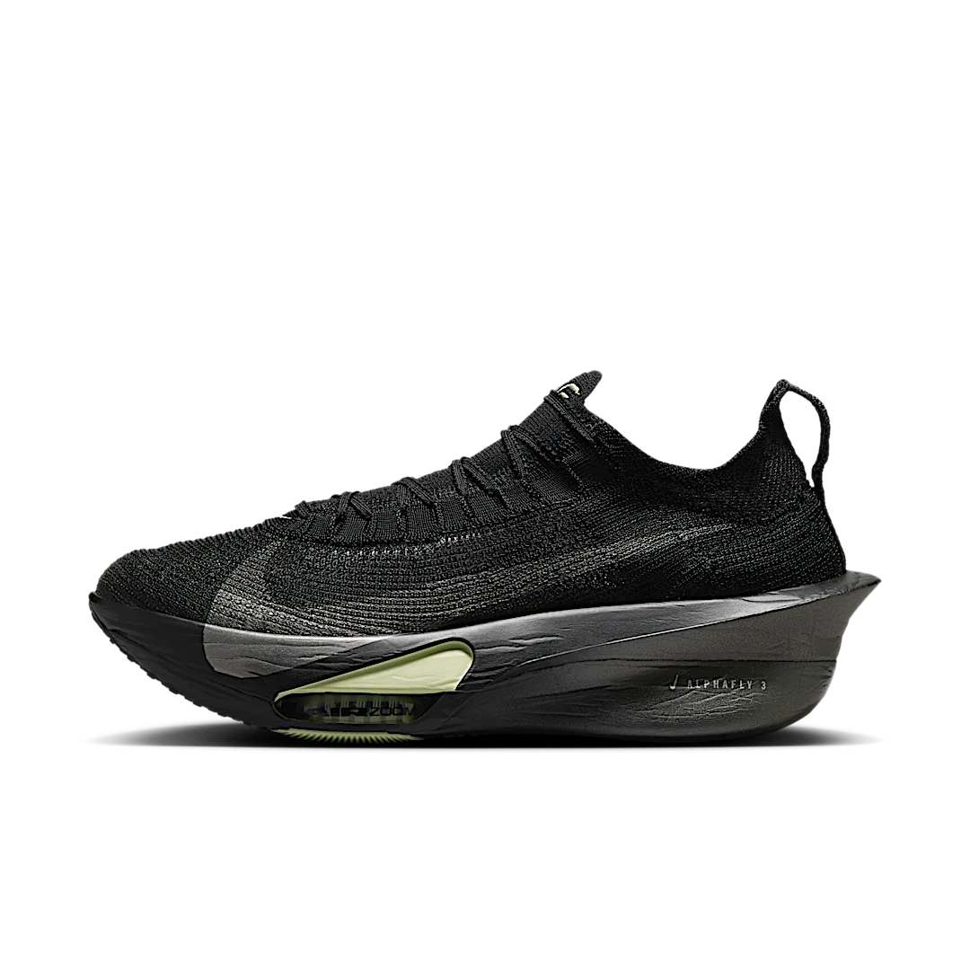 Nike Air Zoom Alphafly Next% 3 Black Olive Aura, Black/Metallic Medium Ash/Olive Aura (HV6350-001)