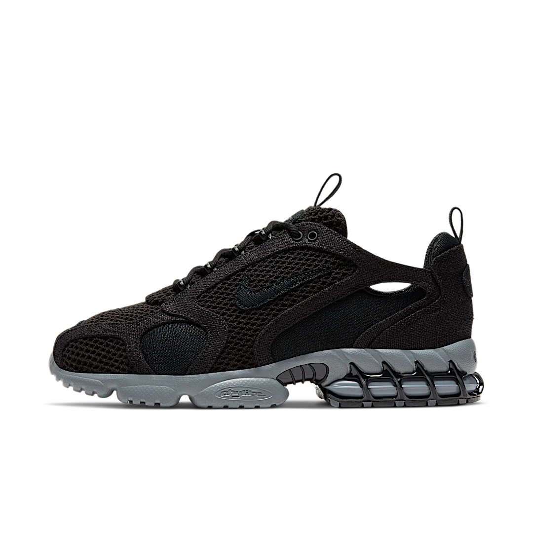 Nike Air Zoom Spiridon Cage 2 Stussy Black, Black/Cool Grey-Black (CQ5486-001)