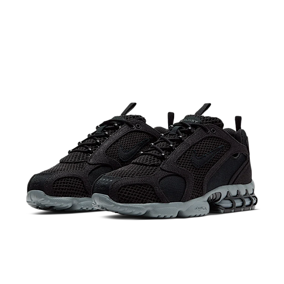 Nike Air Zoom Spiridon Cage 2 Stussy Black, Black/Cool Grey-Black (CQ5486-001)