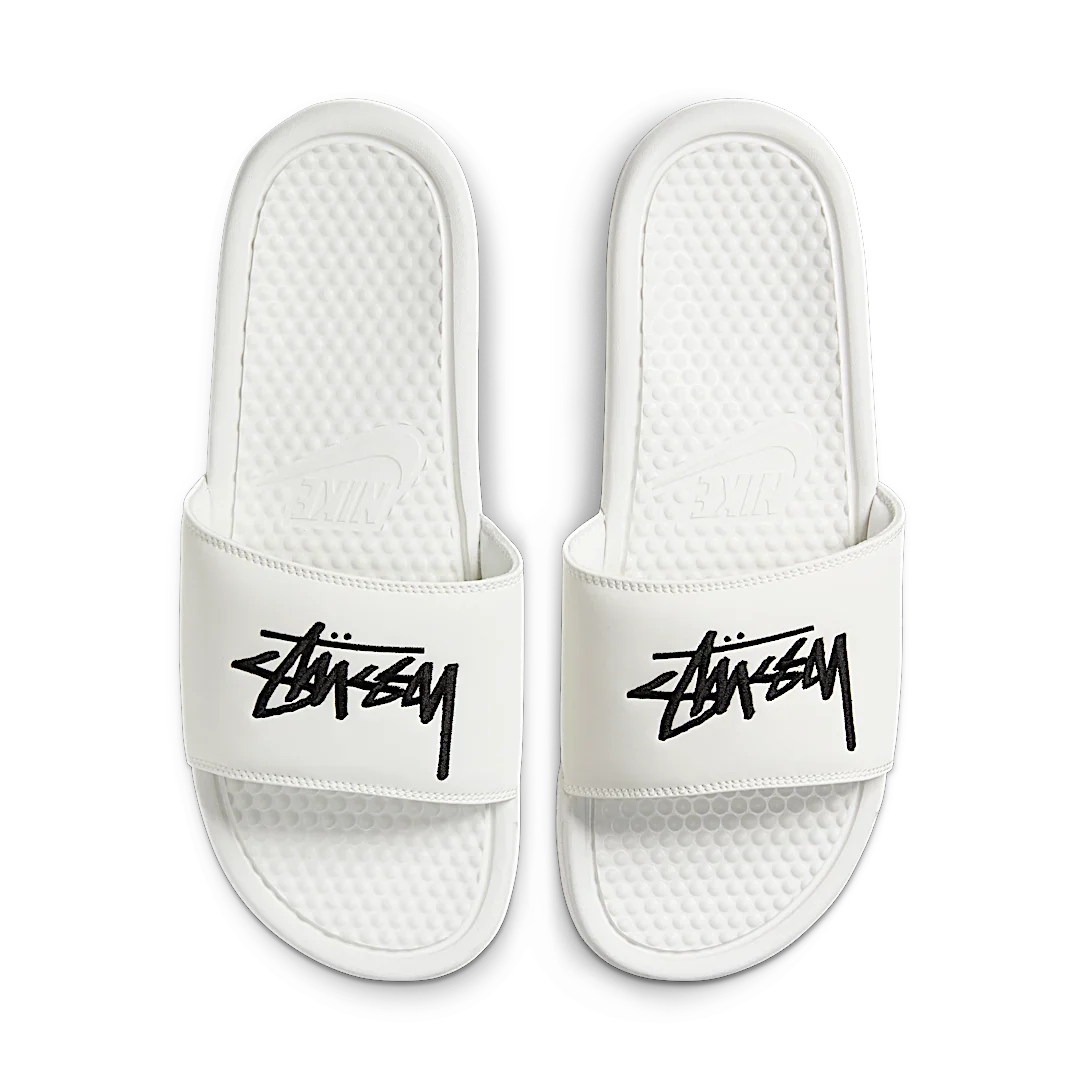 Nike Benassi Stussy Cream, Sail/Sail/Black (DC5239-100)