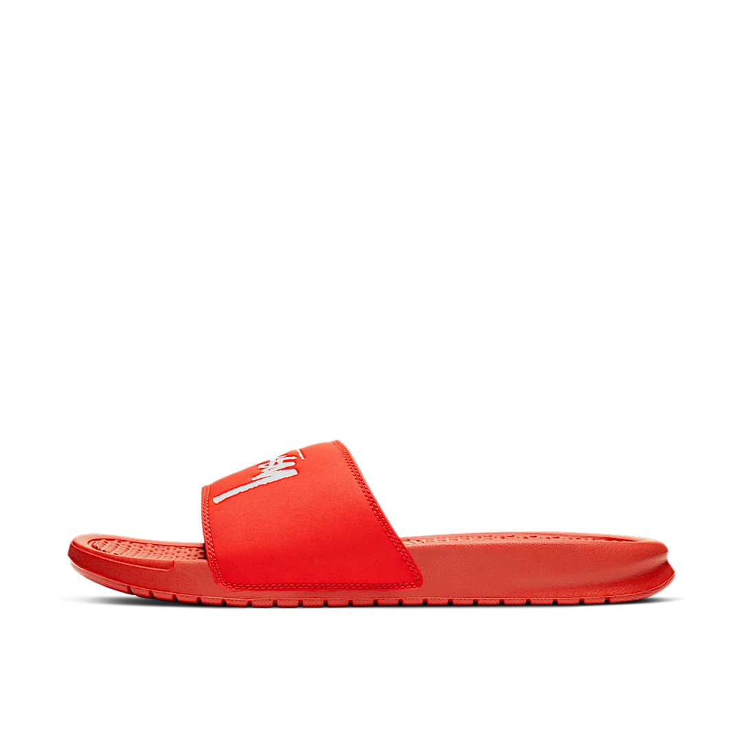 Nike Benassi Stussy Habanero Red, Habanero Red/White-Habanero Red (CW2787-600)