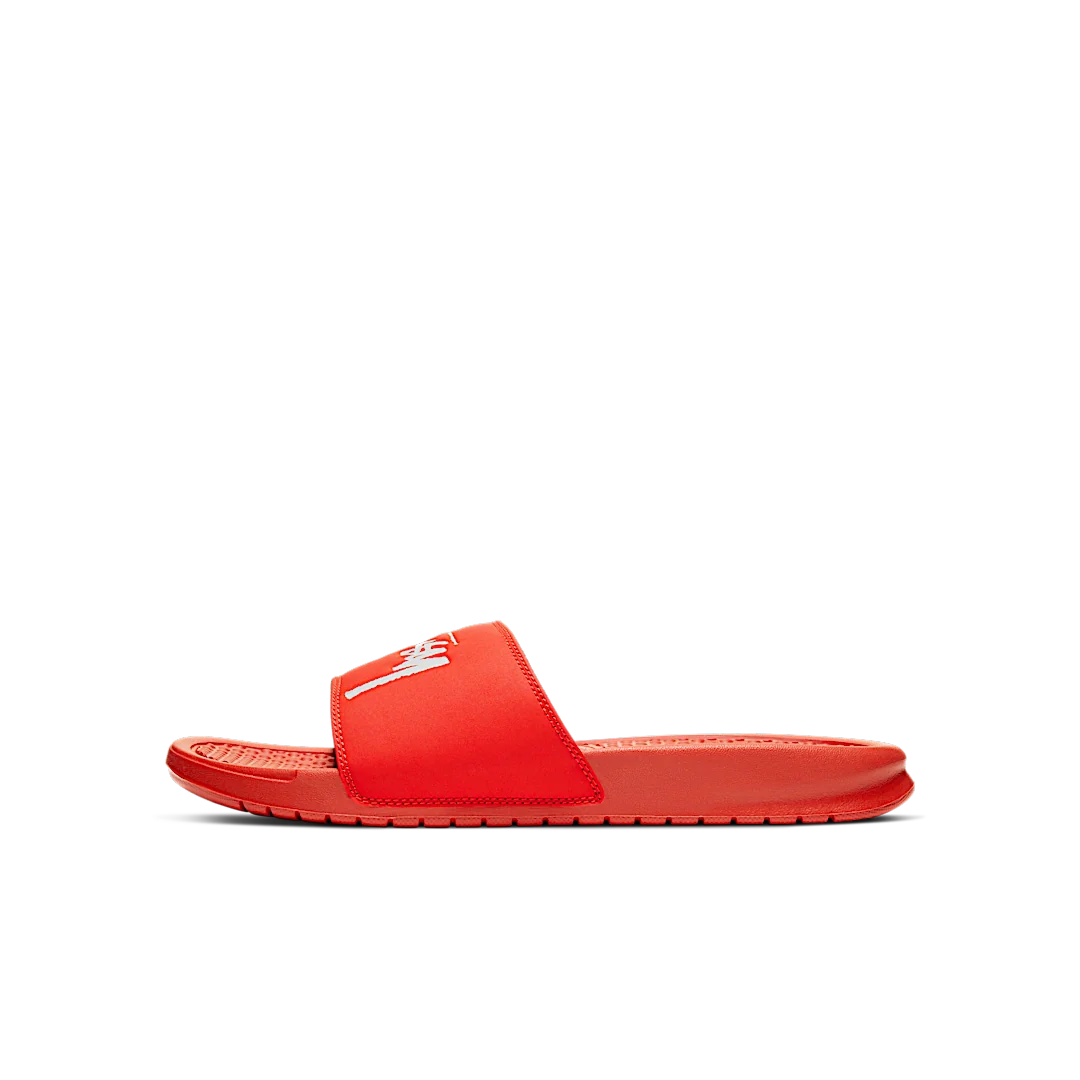 Nike Benassi Stussy Habanero Red, Habanero Red/White-Habanero Red (CW2787-600)