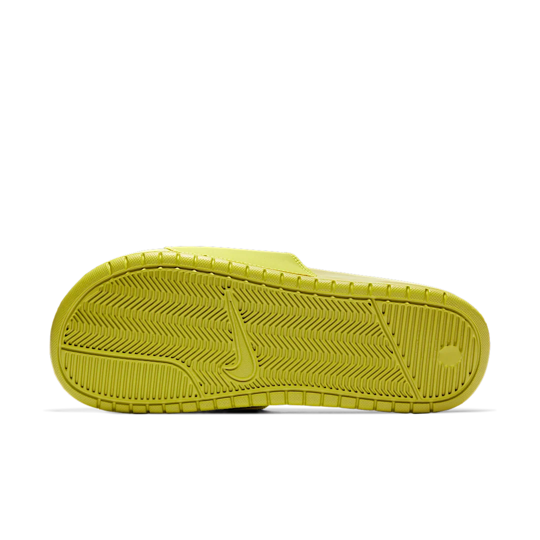 Nike Benassi Stussy Volt, Bright Cactus/White-Bright Cactus (CW2787-300)