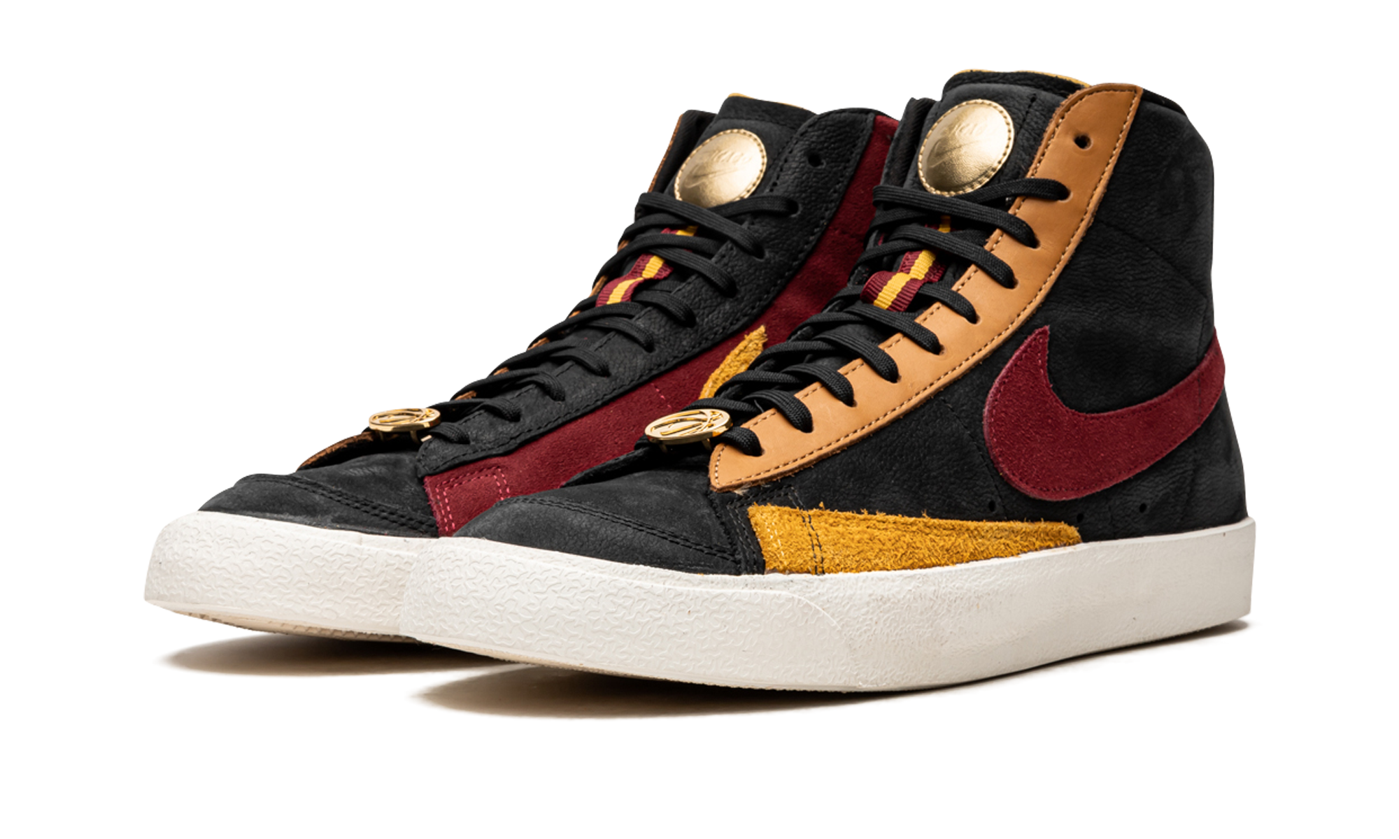 Nike Blazer Mid 77 Black Team Red University Gold