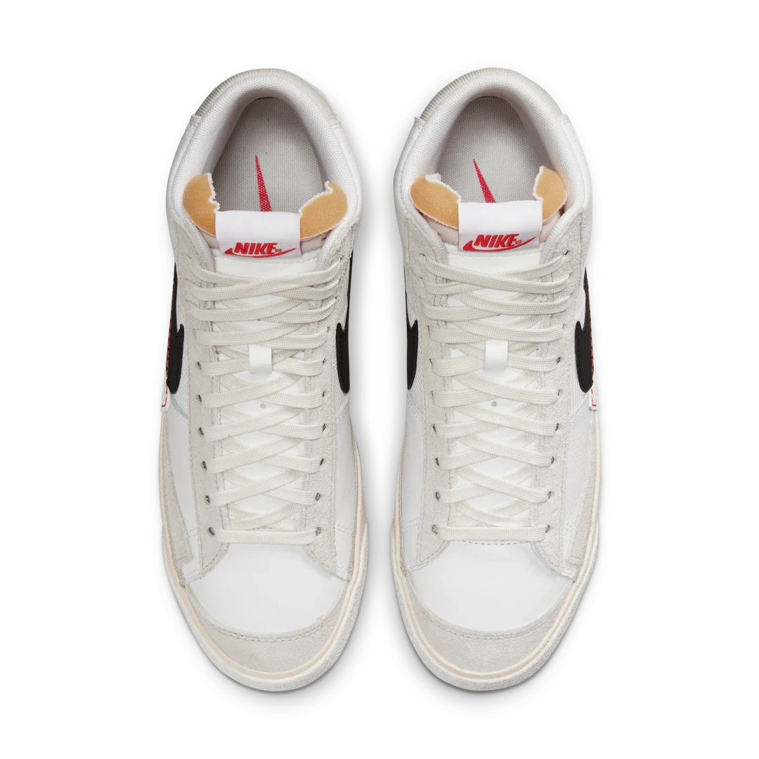 Nike Blazer Mid 77 Pro Club White Black Light Bone Summit White, White/Black/Light Bone/Summit White (DQ7673-100)
