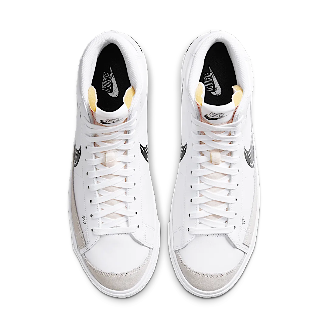 Nike Blazer Mid 77 Sketch White Black, Summit White/Black-Sail (CW7580-101)