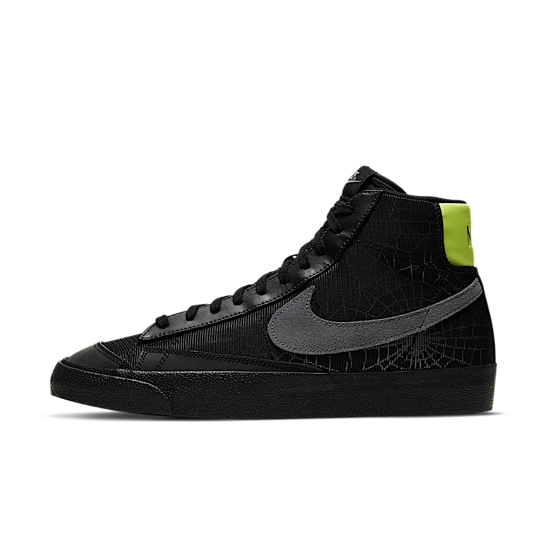 Nike Blazer Mid 77 Spider Web Halloween (2020), Black/Smoke Grey-Limelight (DC1929-001)