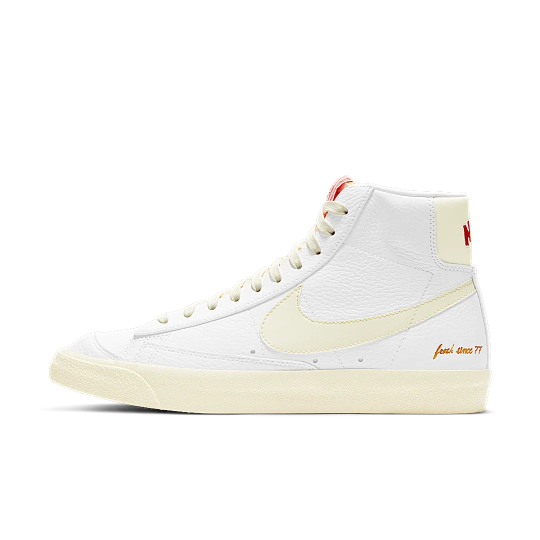 Nike Blazer Mid 77 Vintage Popcorn, White/Coconut Milk/Coconut Milk (CW6421-100)