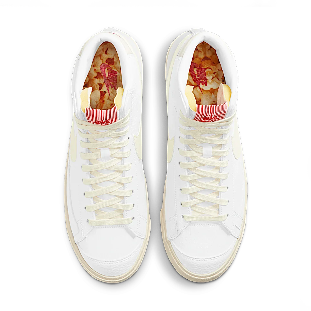 Nike Blazer Mid 77 Vintage Popcorn, White/Coconut Milk/Coconut Milk (CW6421-100)
