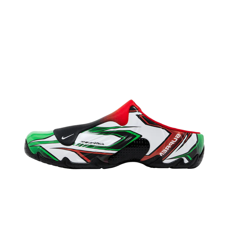 Nike Clogposite Supreme White Gym Red Green, White/White/Gym Red (FN0289-100)
