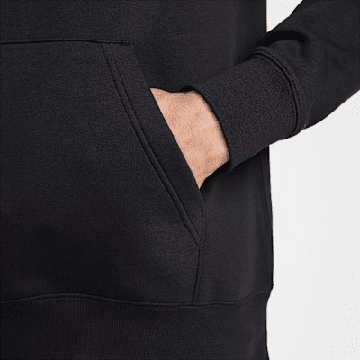Nike Club Fleece Pullover Hoodie Black/White