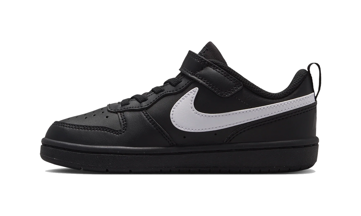 Nike Court Borough Low Recraft Black White Black (PS)