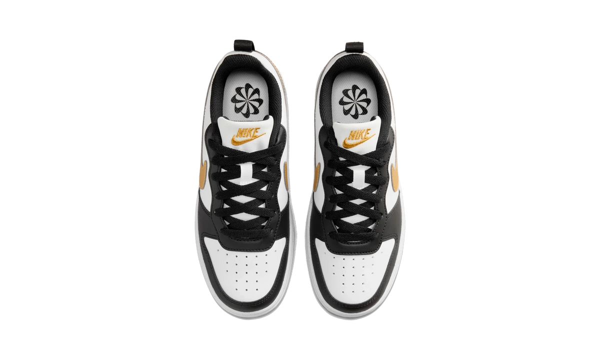 Nike Court Borough Low Recraft Black White Metallic Gold