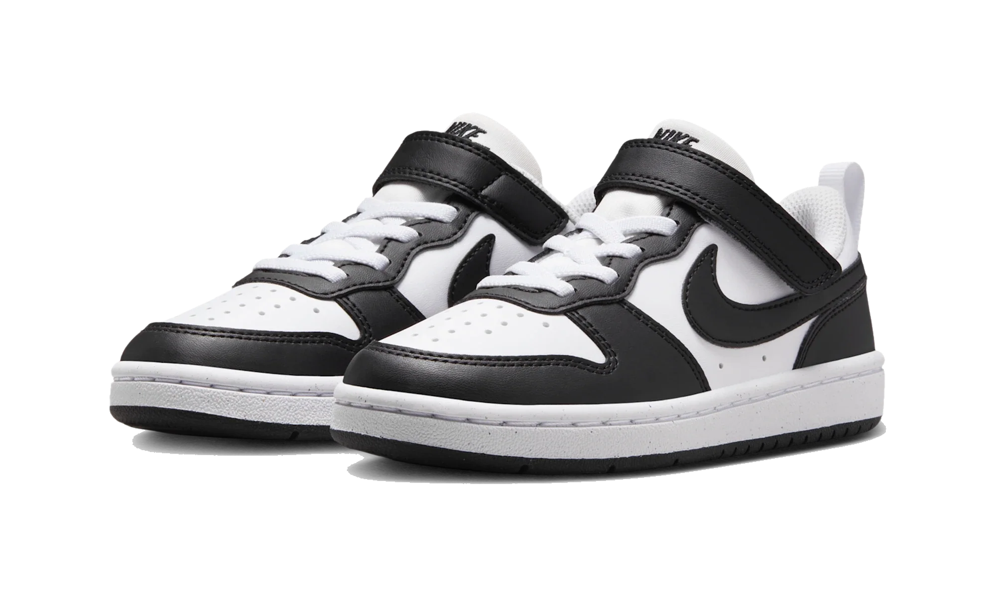 Nike Court Borough Low Recraft Black White (PS)