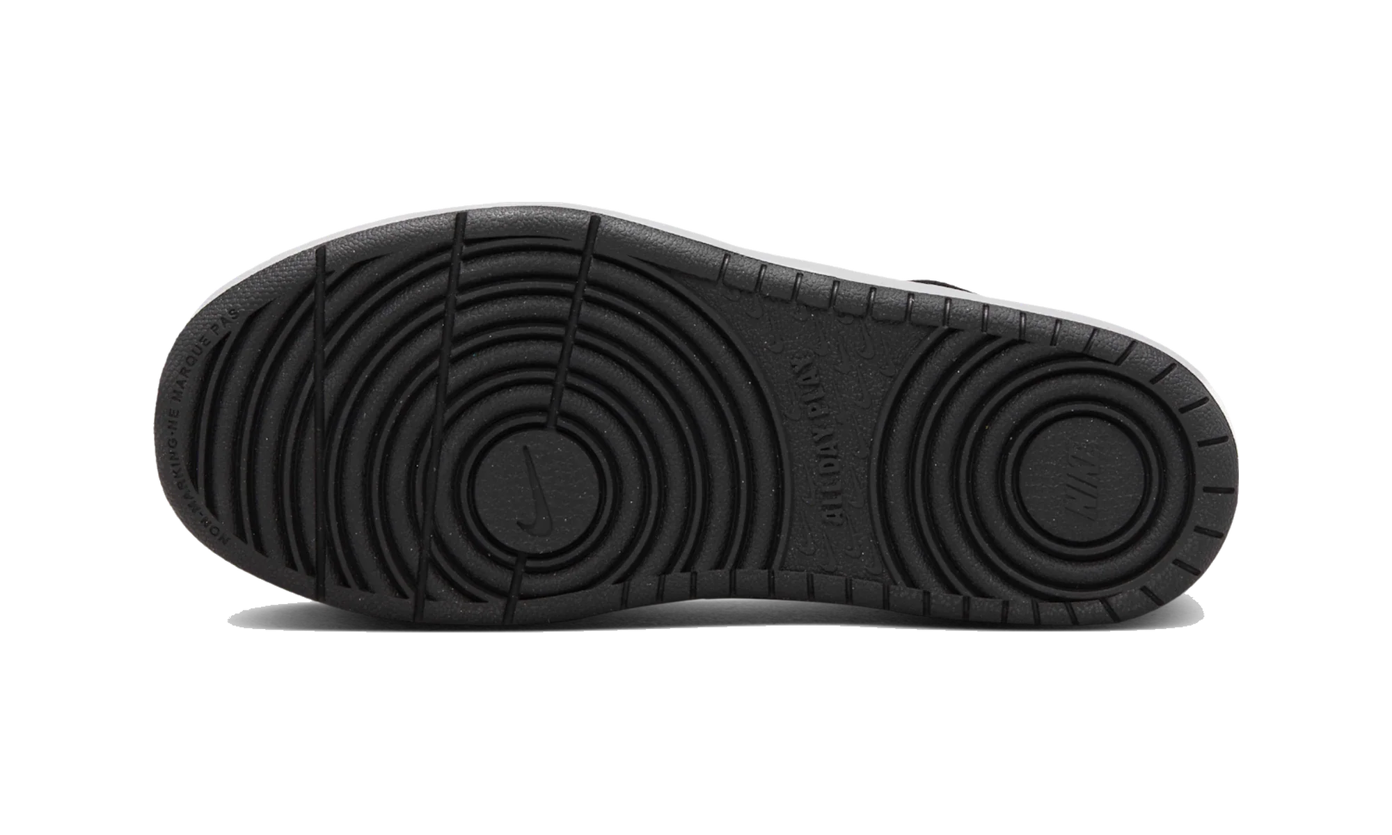 Nike Court Borough Low Recraft Black White (PS)