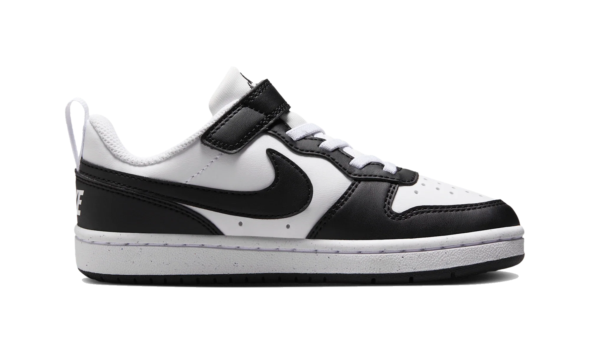 Nike Court Borough Low Recraft Black White (PS)