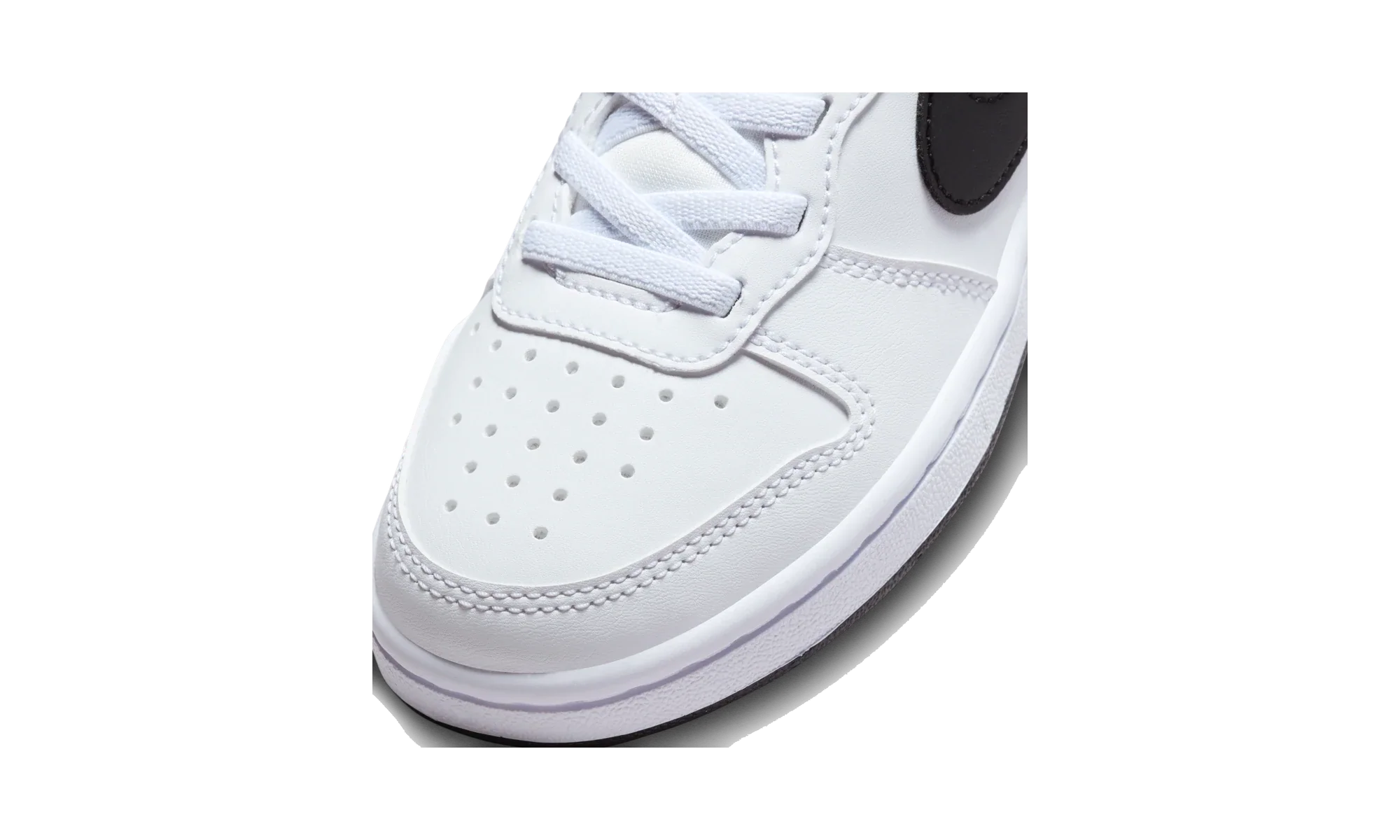 Nike Court Borough Low Recraft White Black (PS)