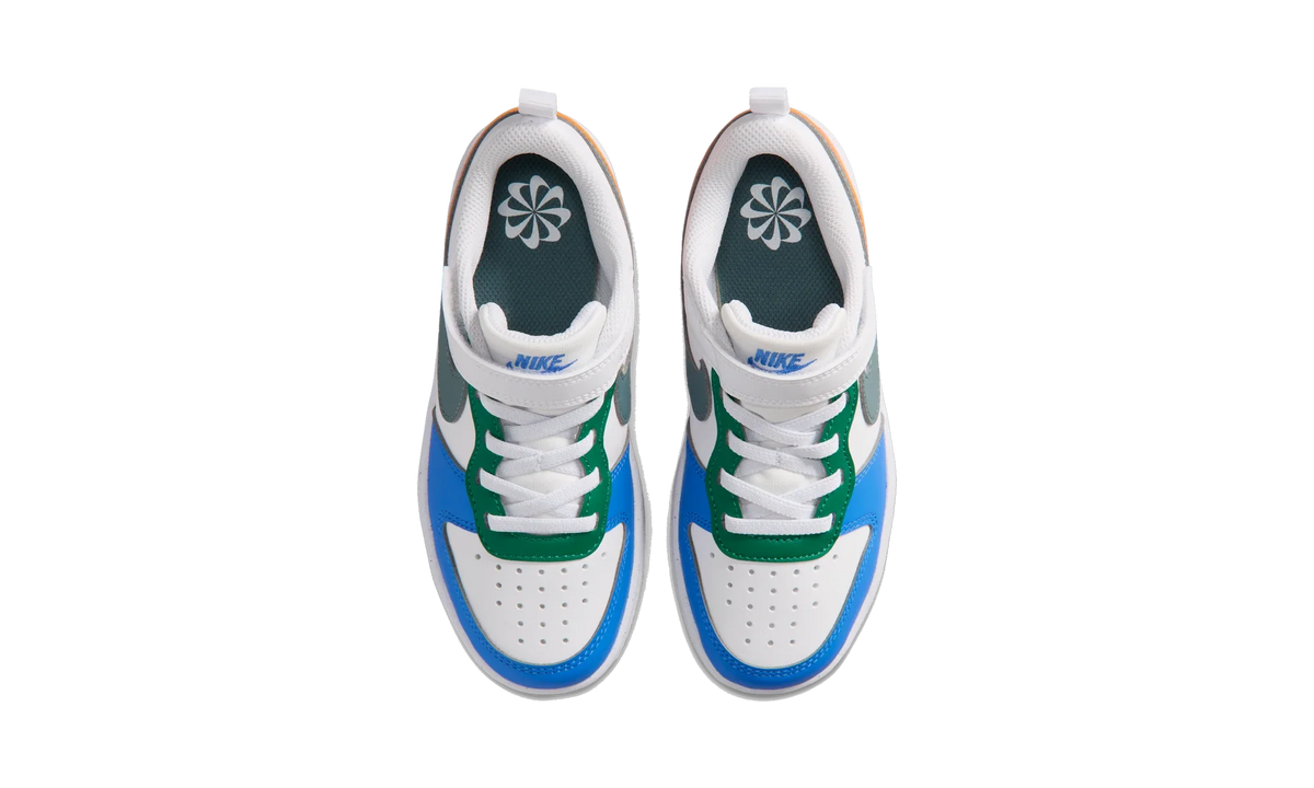 Nike Court Borough Low Recraft White Malachite Blue Crystal Mineral Slate (PS)