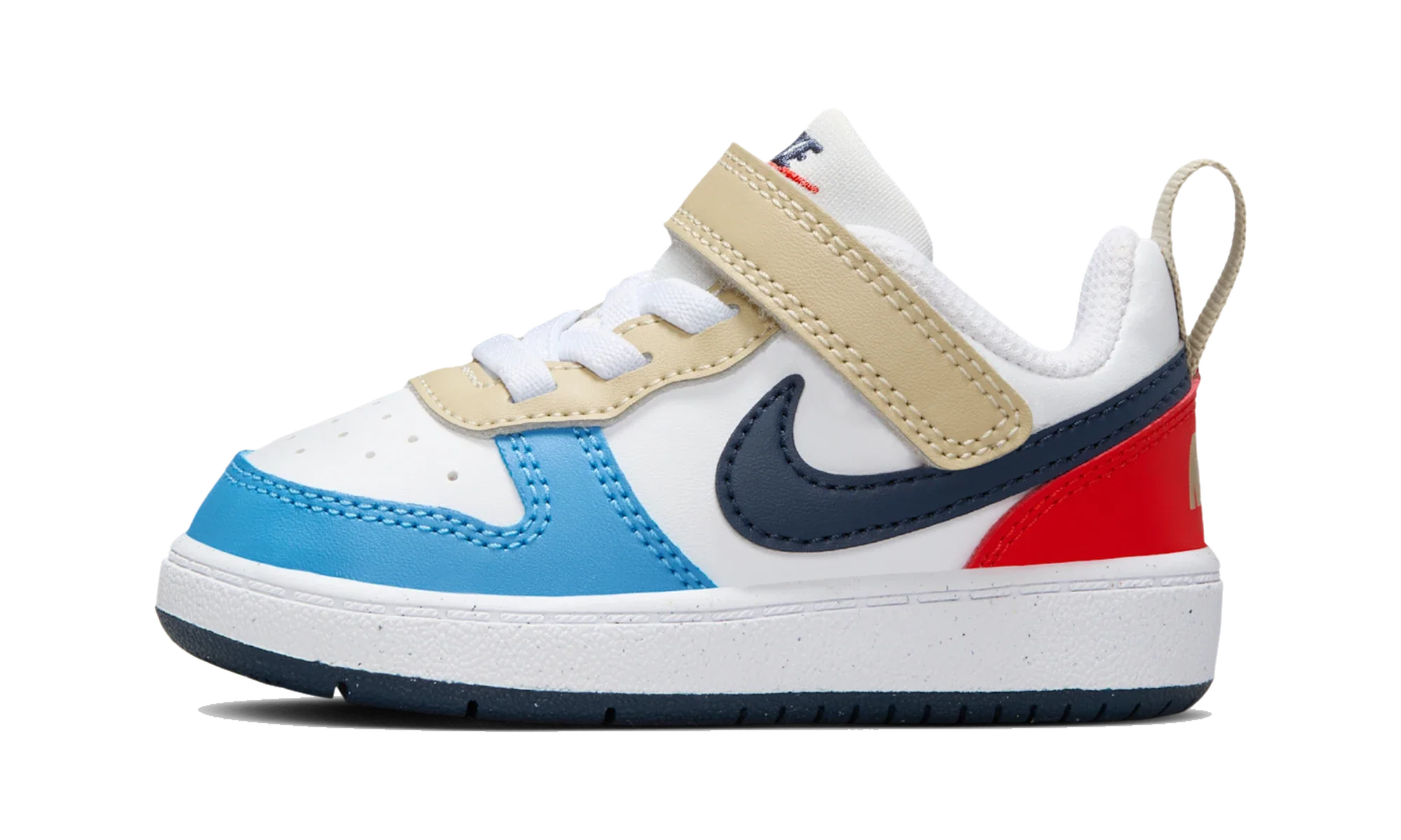 Nike Court Borough Low Recraft White Thunder Blue Light Crimson (TD)