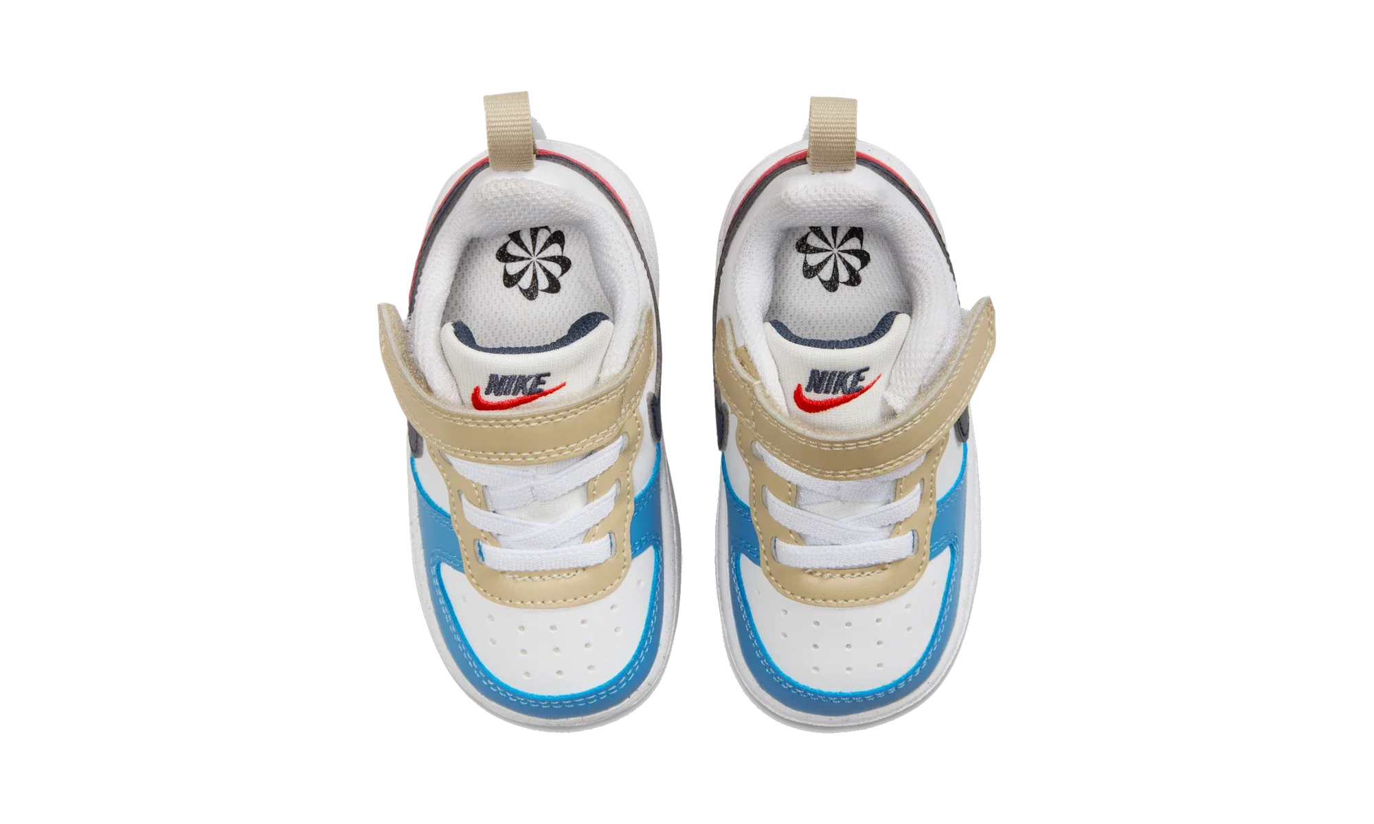 Nike Court Borough Low Recraft White Thunder Blue Light Crimson (TD)