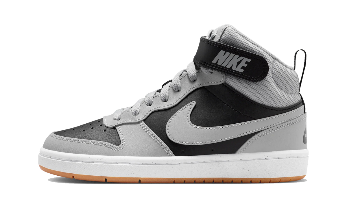 Nike Court Borough Mid 2 Black Light Smoke Grey Gum