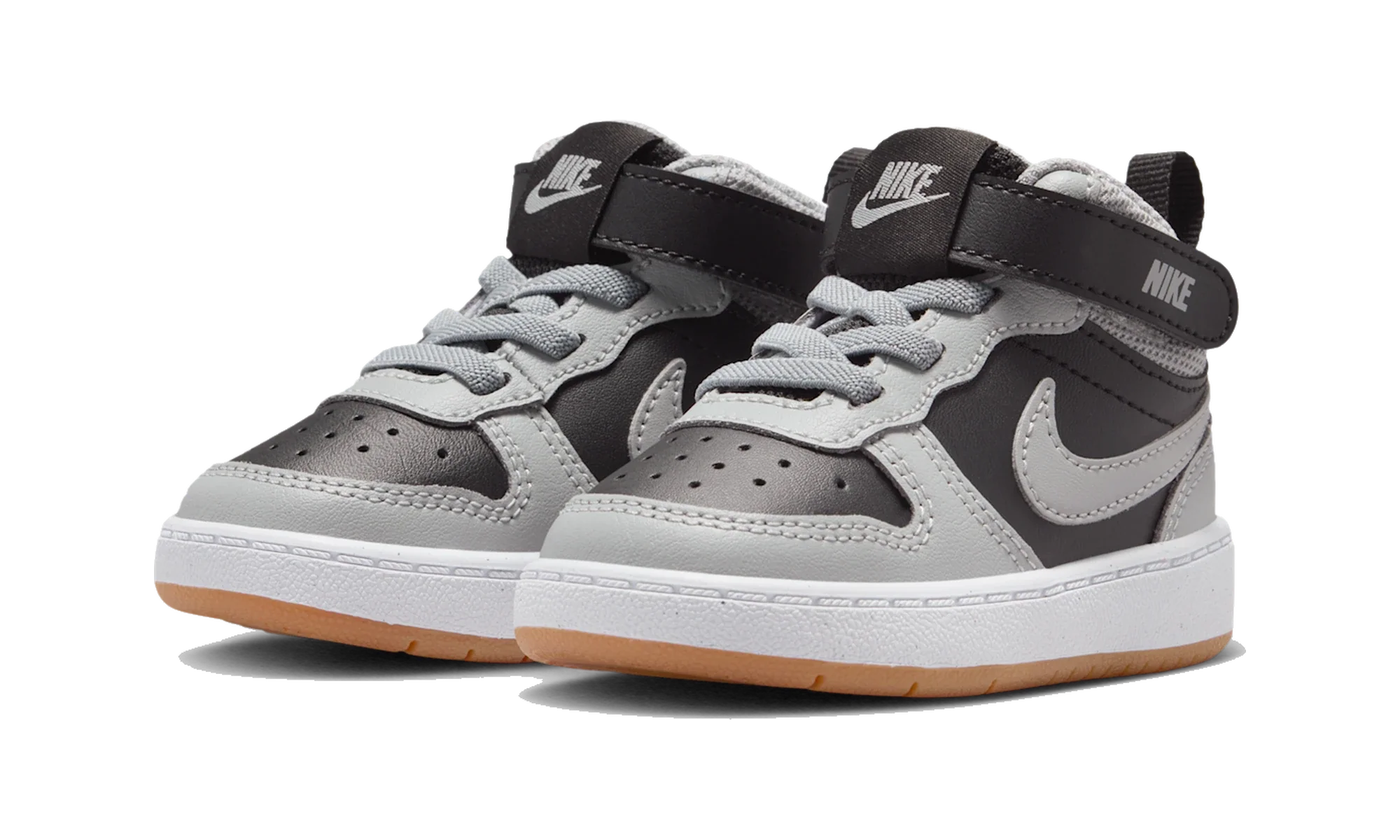 Nike Court Borough Mid 2 Black Light Smoke Grey Gum (TD)
