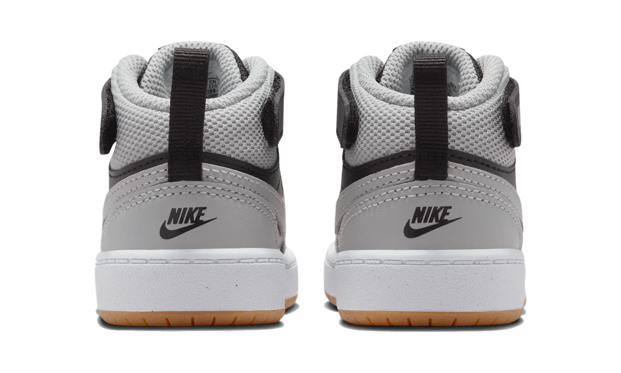 Nike Court Borough Mid 2 Black Light Smoke Grey Gum (TD)