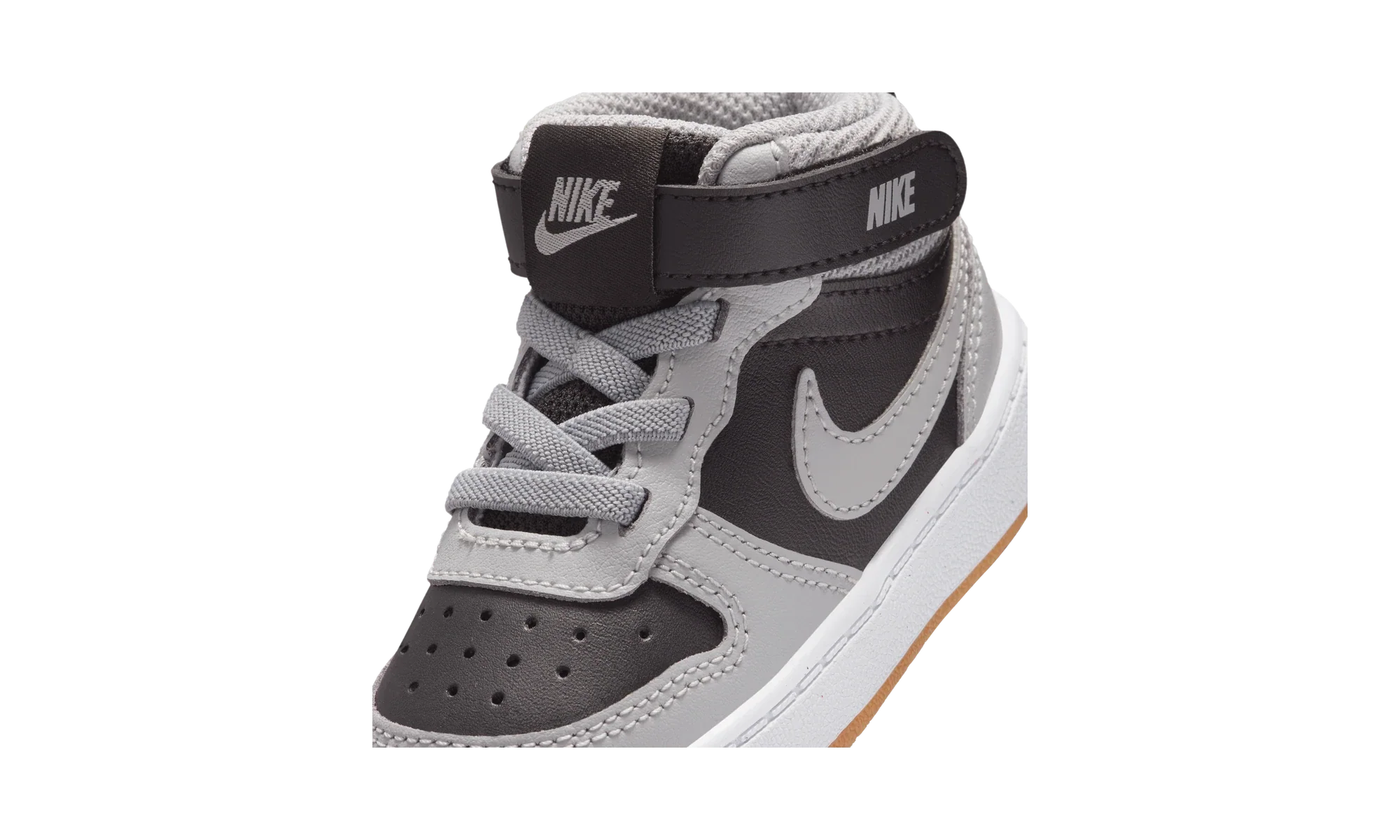 Nike Court Borough Mid 2 Black Light Smoke Grey Gum (TD)