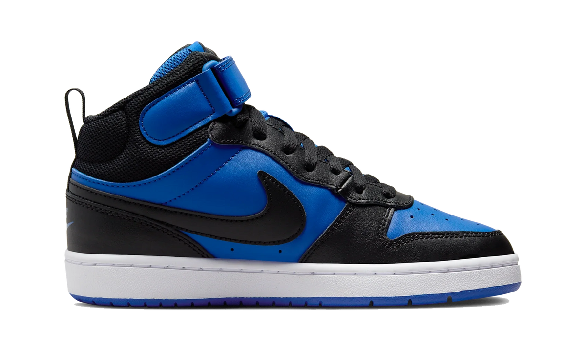 Nike Court Borough Mid 2 Game Royal White Black