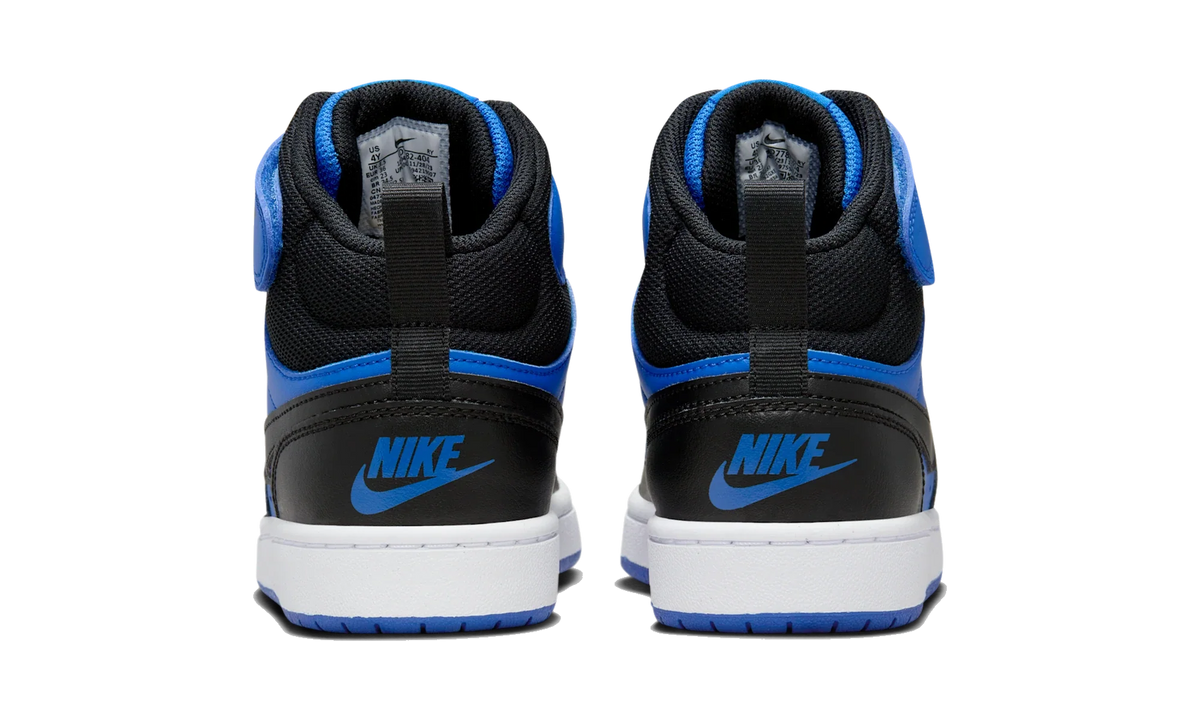 Nike Court Borough Mid 2 Game Royal White Black