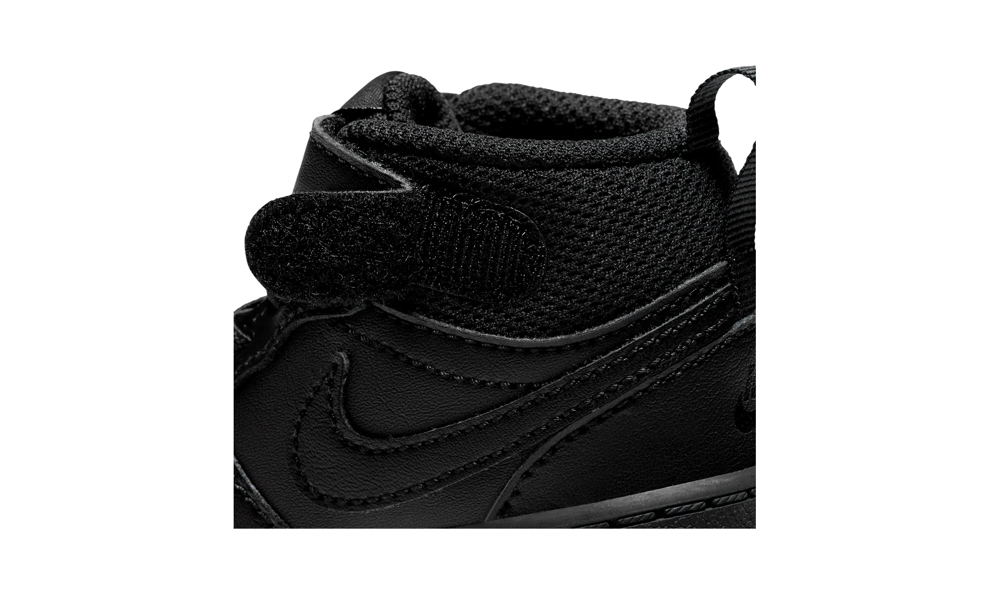 Nike Court Borough Mid 2 Triple Black (TD)