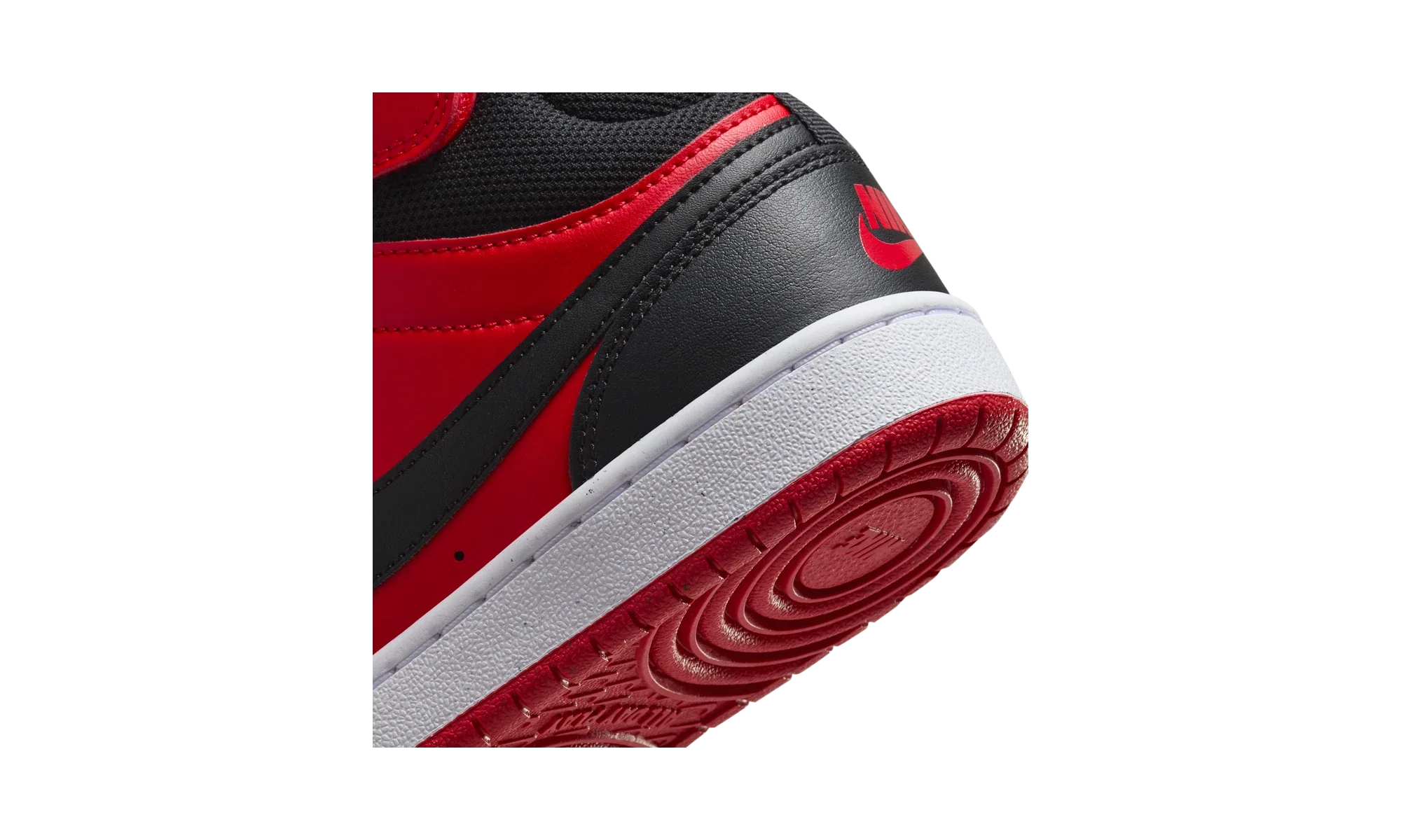 Nike Court Borough Mid 2 University Red White Black
