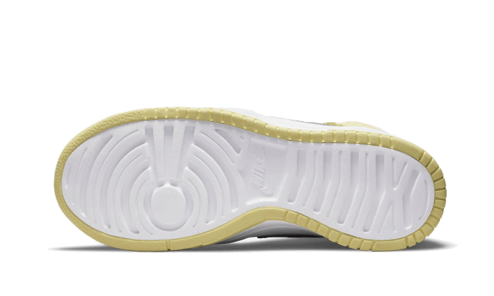 Nike Dunk High Up Rebel Lemon Yellow, White/Photon Gray-Light Lemon Yellow-Green-Coconut Milk White (DH3718-105)