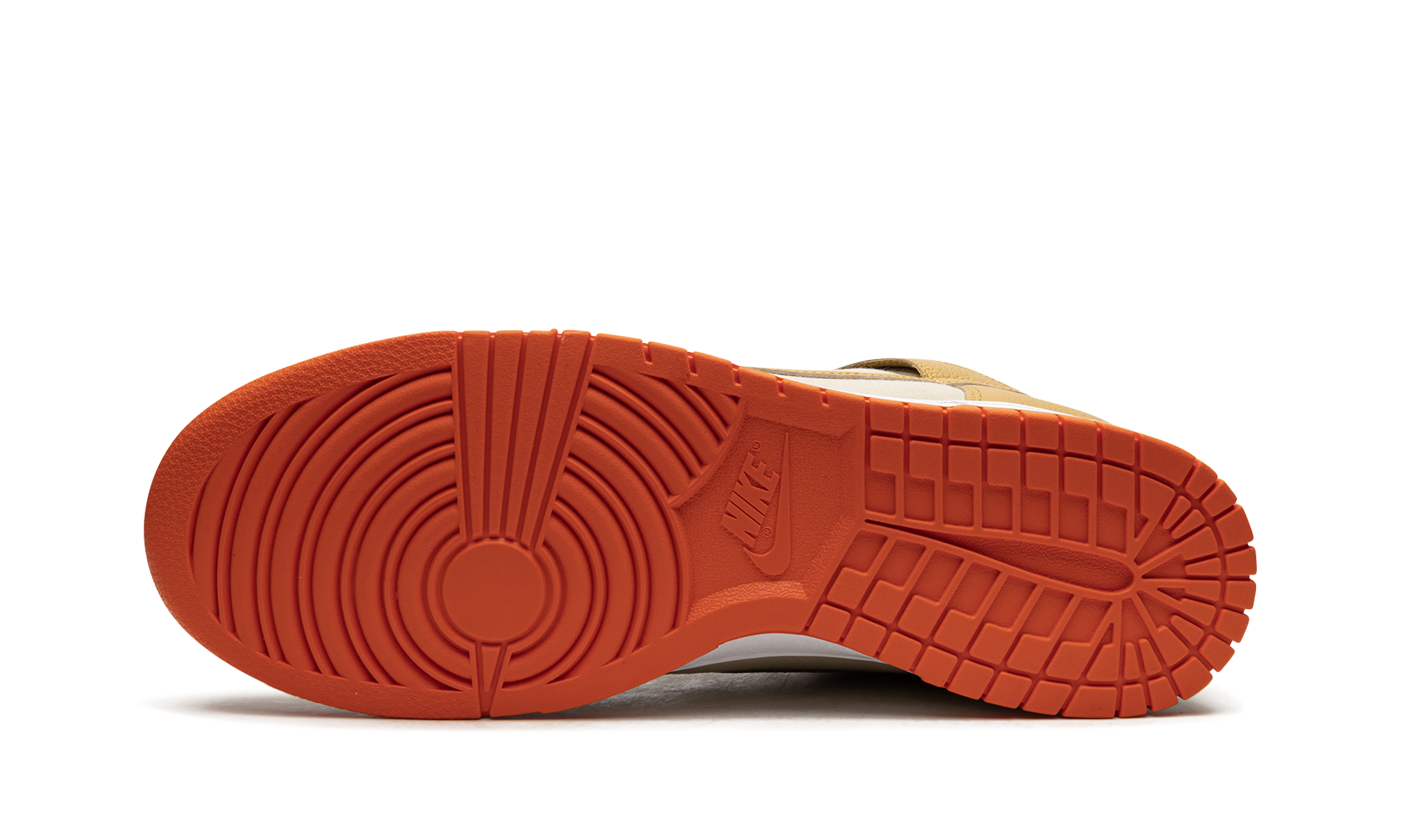 Nike Dunk High Wheat Gold Safety Orange