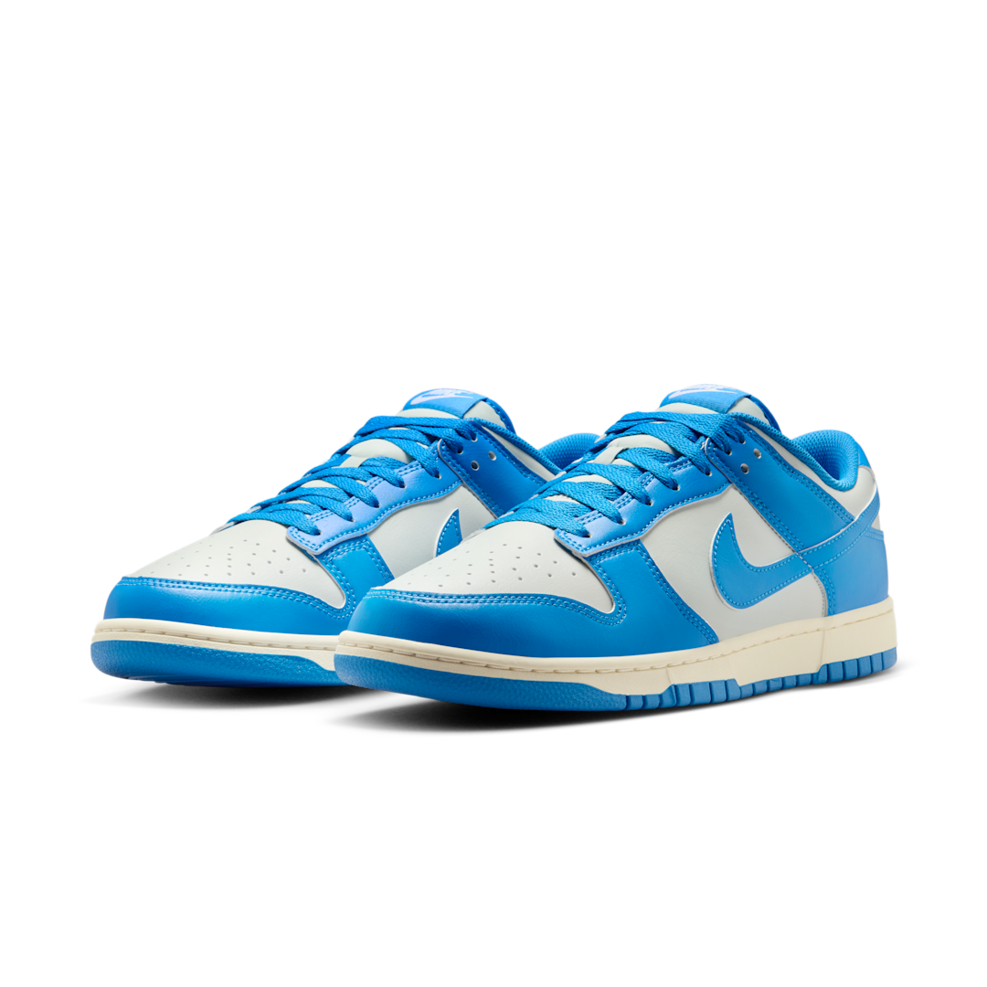 Nike Dunk Low Detroit Lions, Light Silver/Light Photo Blue/Sail (HF5441-002)